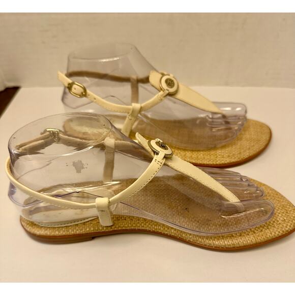 Sam Edelman Women's Gigi RetroT-Strap Sandals Size 7.5 Color: Modern Ivory - Picture 4 of 7